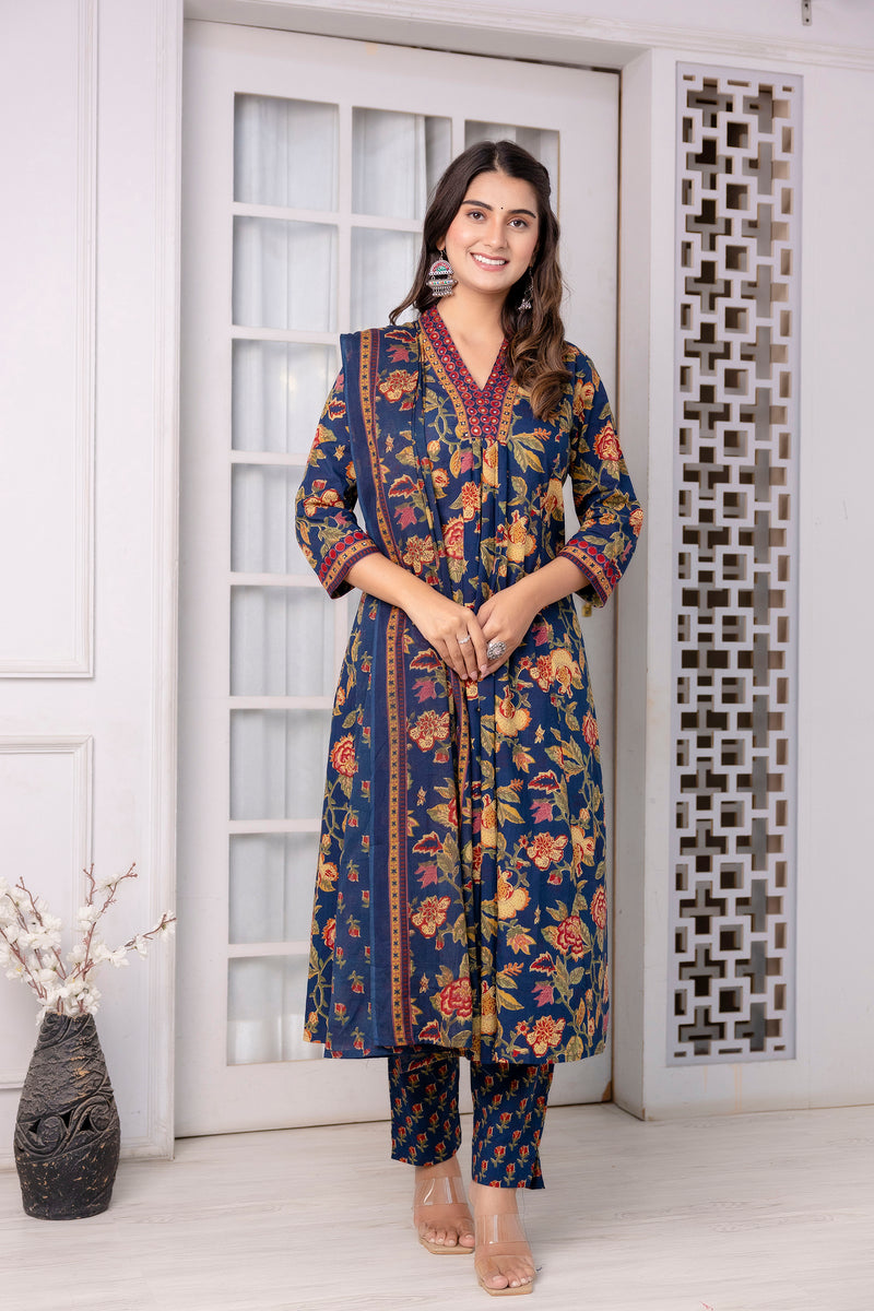 Saanvi A-line Suit Set