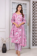 Petal Pink Straight Fit Suit Set