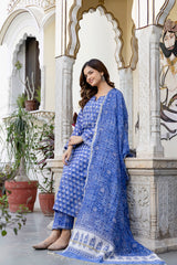 Ambar Chanderi Silk Straight Suit with Handwork Detailing