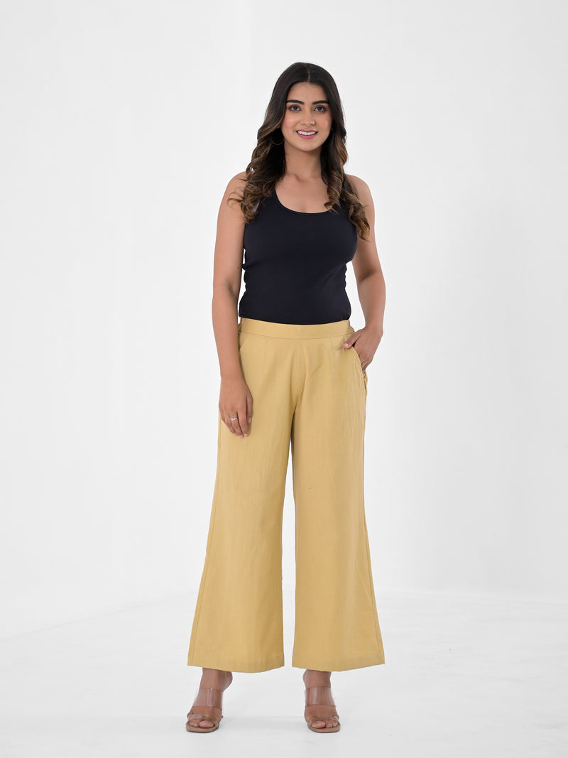 Beige Palazzo pant