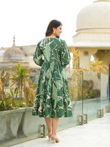 Leafy Haven Midi Dress