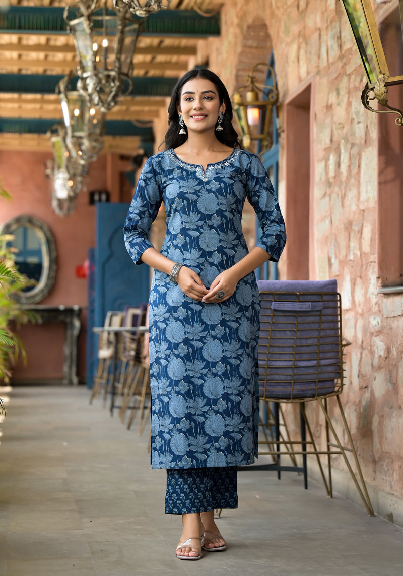 Indigo Dream Kurta Pant Set