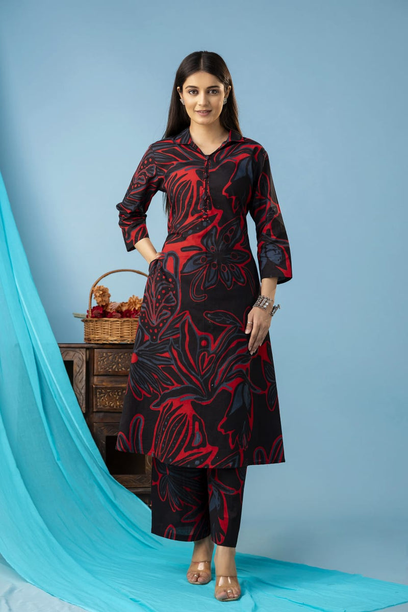 Black Beauty Kurta Set