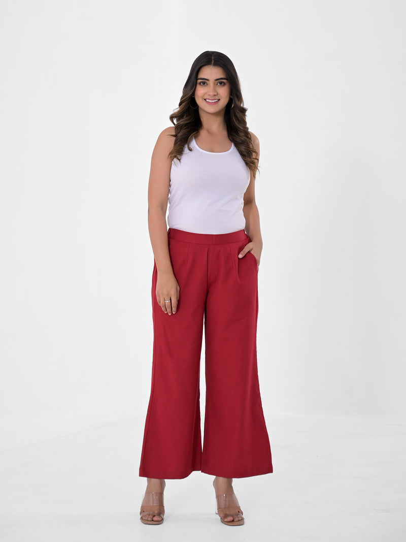 Beige Palazzo pant